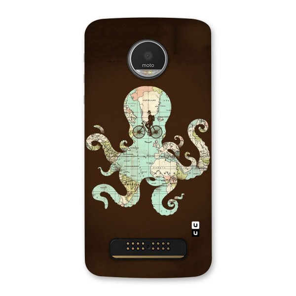 Travel Octopus Back Case for Moto Z Play