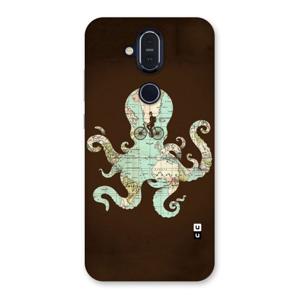 Travel Octopus Back Case for Nokia 8.1