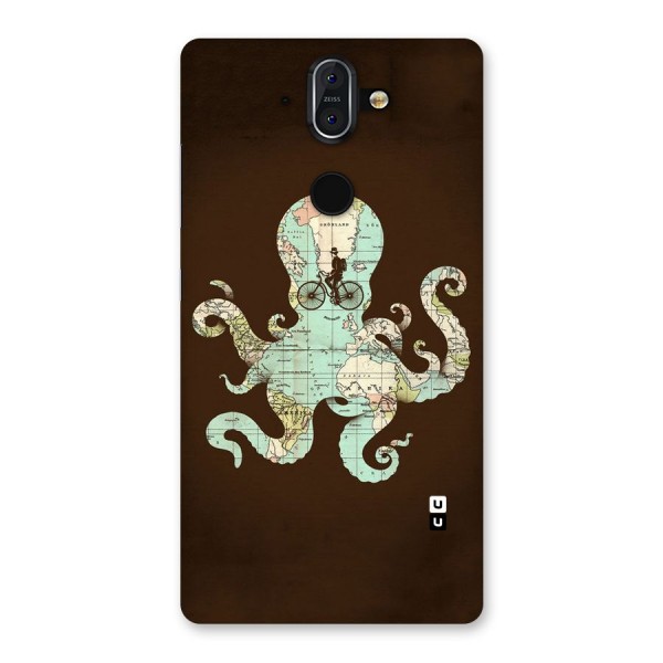 Travel Octopus Back Case for Nokia 8 Sirocco