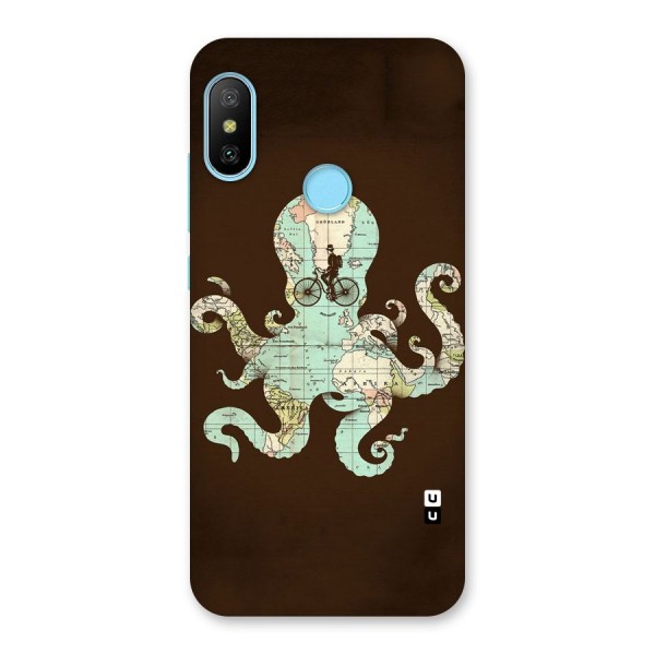 Travel Octopus Back Case for Redmi 6 Pro