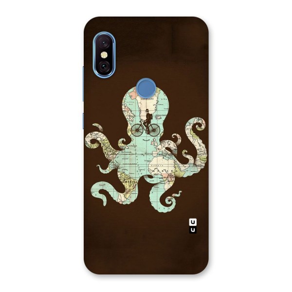 Travel Octopus Back Case for Redmi Note 6 Pro