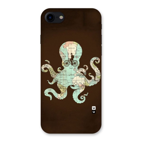 Travel Octopus Back Case for iPhone SE 2020