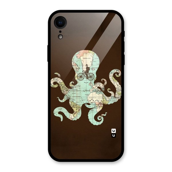 Travel Octopus Glass Back Case for XR