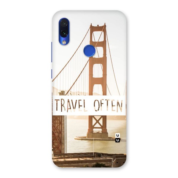 Travel Often Back Case for Redmi Note 7