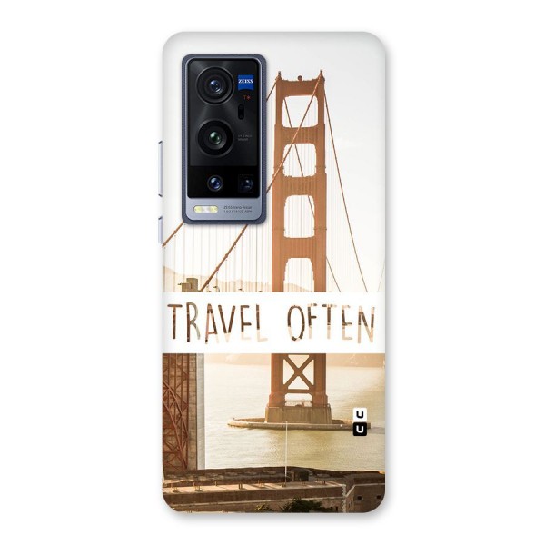 Travel Often Back Case for Vivo X60 Pro Plus