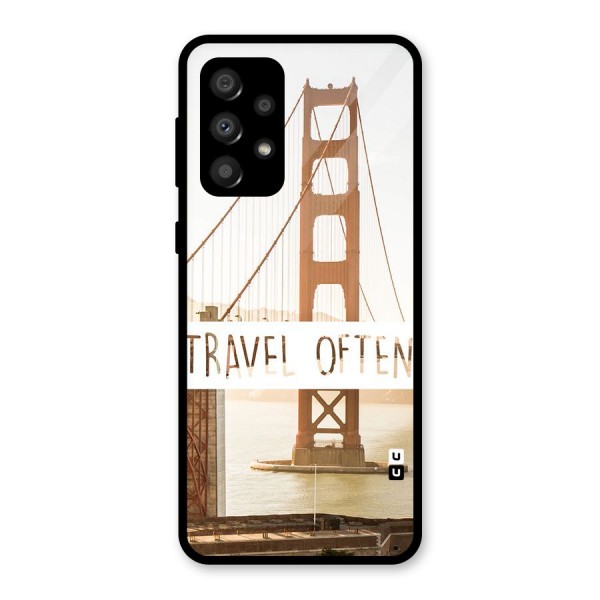 Travel Often Glass Back Case for Galaxy A32