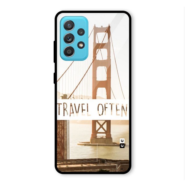 Travel Often Glass Back Case for Galaxy A52s 5G