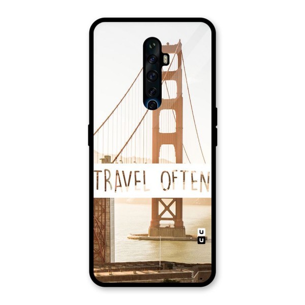 Travel Often Glass Back Case for Oppo Reno2 Z