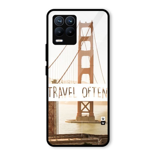 Travel Often Glass Back Case for Realme 8 Pro