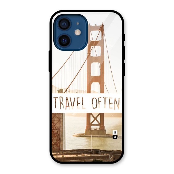 Travel Often Glass Back Case for iPhone 12 Mini