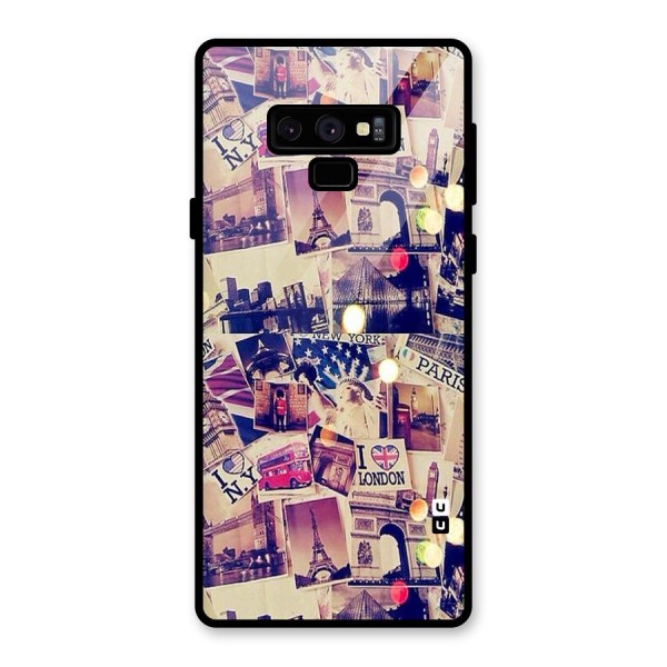 Travel Pictures Glass Back Case for Galaxy Note 9