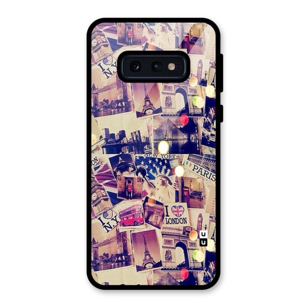 Travel Pictures Glass Back Case for Galaxy S10e