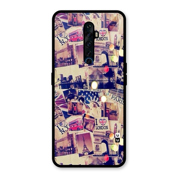 Travel Pictures Glass Back Case for Oppo Reno2 Z