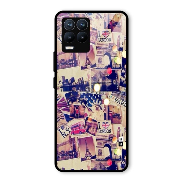 Travel Pictures Glass Back Case for Realme 8 Pro