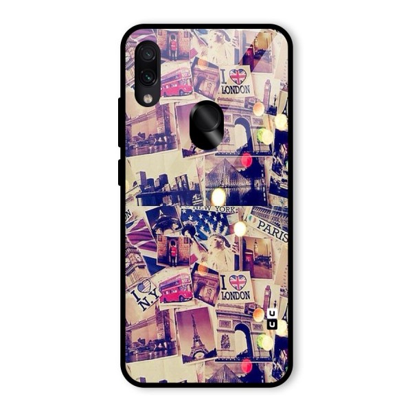 Travel Pictures Glass Back Case for Redmi Note 7