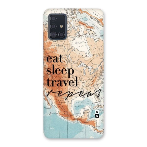 Travel Repeat Back Case for Galaxy A51