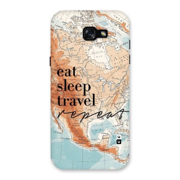 Travel Repeat Back Case for Galaxy A7 (2017)