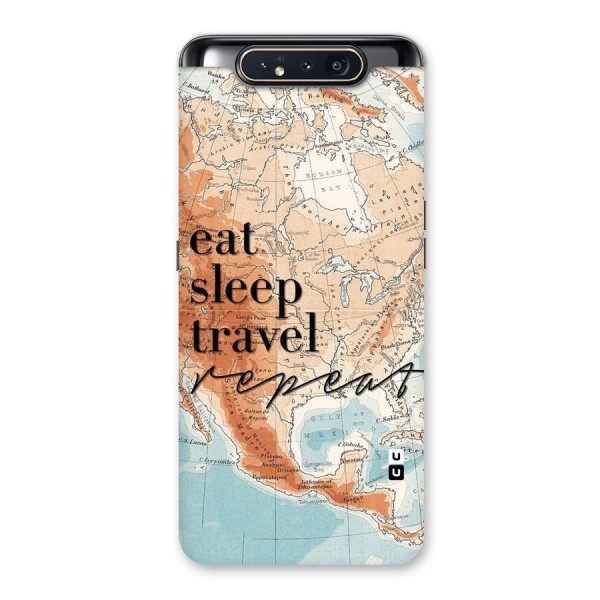 Travel Repeat Back Case for Galaxy A80