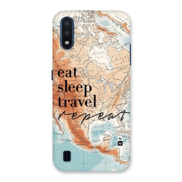 Travel Repeat Back Case for Galaxy M01