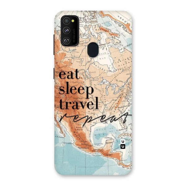 Travel Repeat Back Case for Galaxy M21