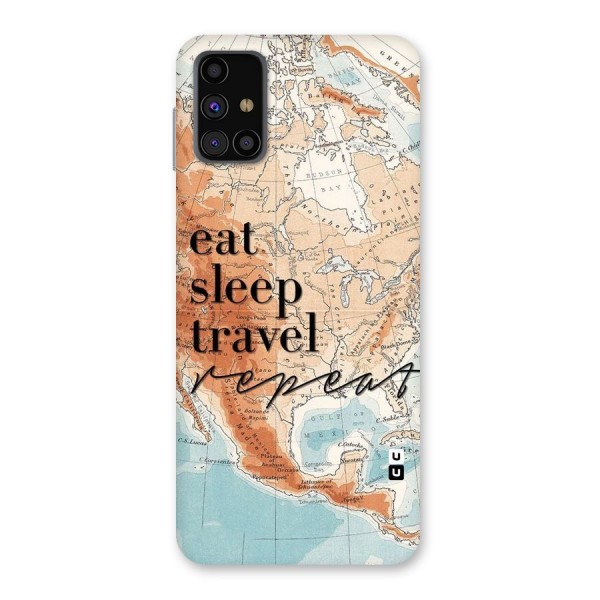 Travel Repeat Back Case for Galaxy M31s