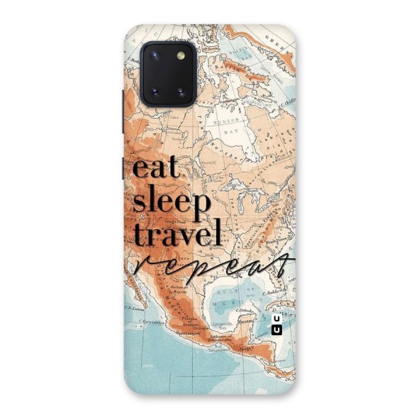 Travel Repeat Back Case for Galaxy Note 10 Lite