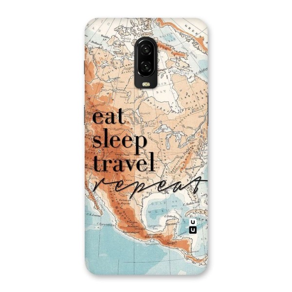 Travel Repeat Back Case for OnePlus 6T