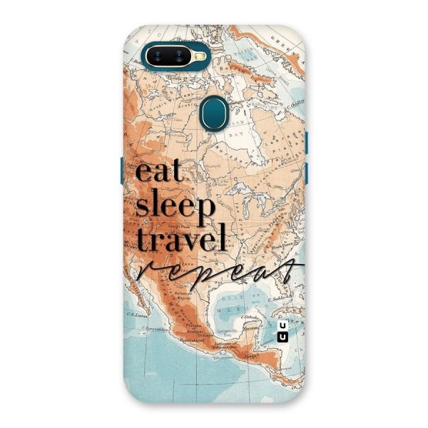 Travel Repeat Back Case for Oppo A7