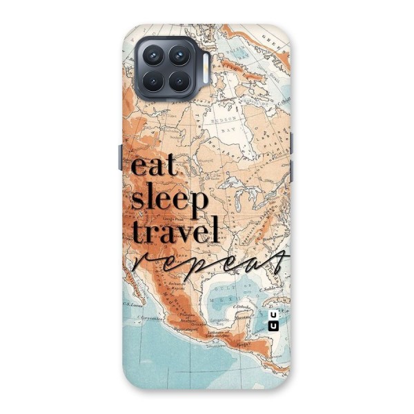 Travel Repeat Back Case for Oppo F17 Pro