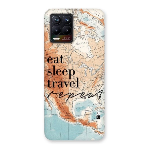 Travel Repeat Back Case for Realme 8