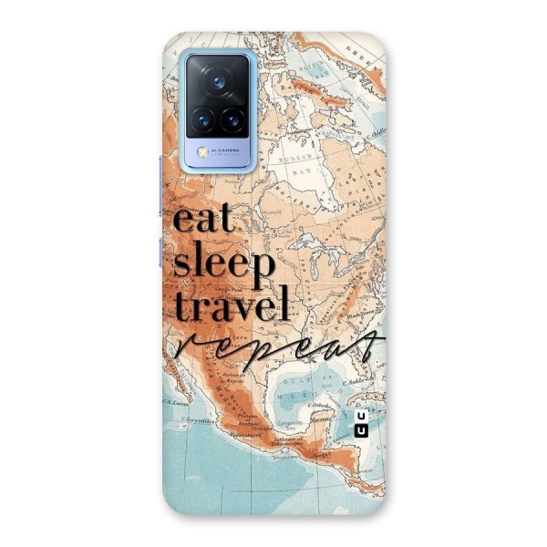 Travel Repeat Back Case for Vivo V21 5G