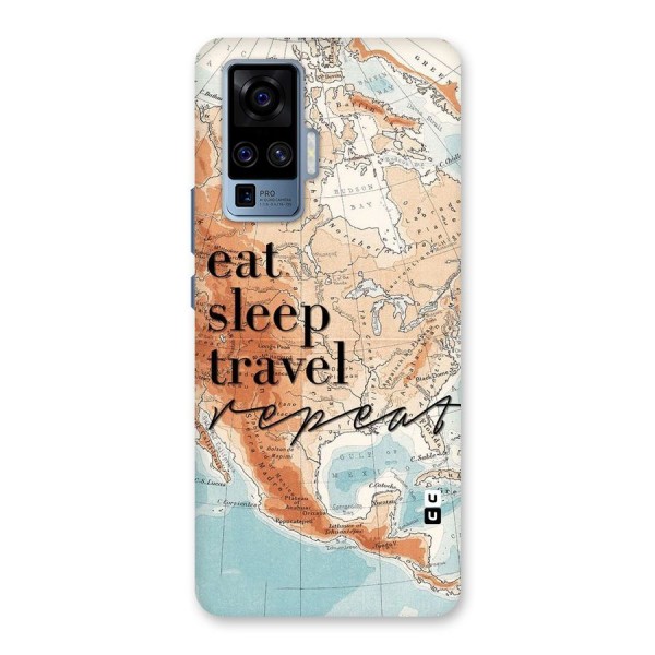 Travel Repeat Back Case for Vivo X50 Pro