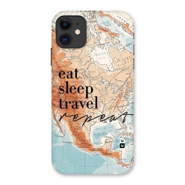 Travel Repeat Back Case for iPhone 11