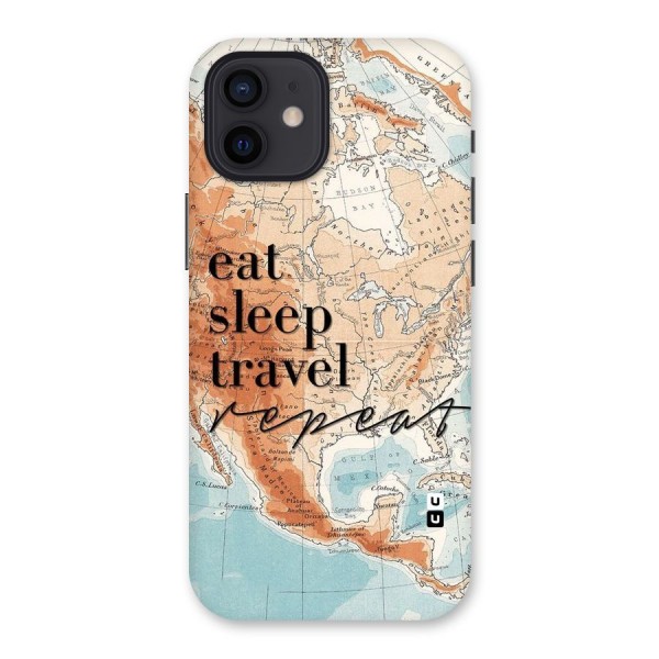 Travel Repeat Back Case for iPhone 12