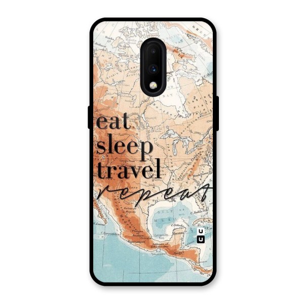 Travel Repeat Glass Back Case for OnePlus 7