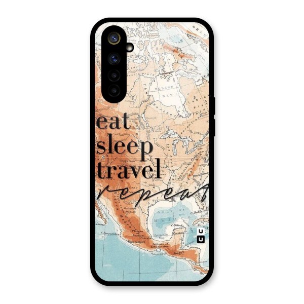 Travel Repeat Glass Back Case for Realme 6