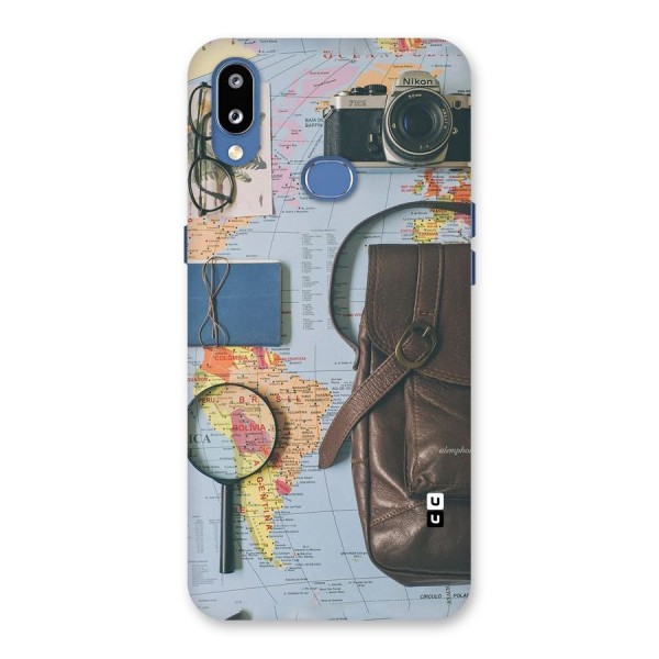 Travel Requisites Back Case for Galaxy M01s