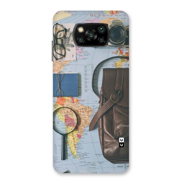 Travel Requisites Back Case for Poco X3