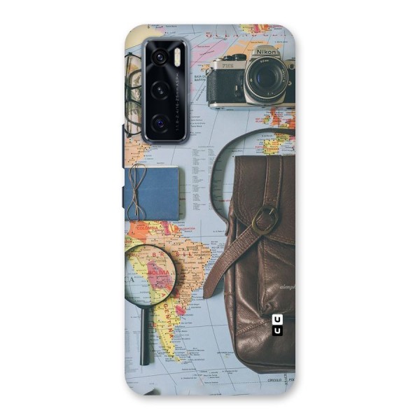 Travel Requisites Back Case for Vivo V20 SE