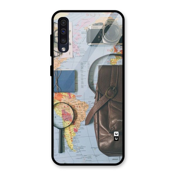 Travel Requisites Glass Back Case for Galaxy A50