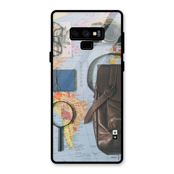 Travel Requisites Glass Back Case for Galaxy Note 9