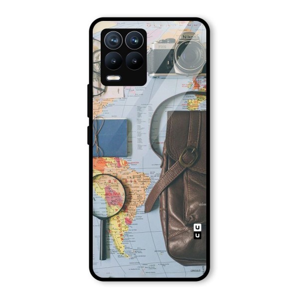 Travel Requisites Glass Back Case for Realme 8 Pro