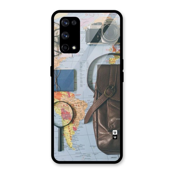 Travel Requisites Glass Back Case for Realme X7 Pro