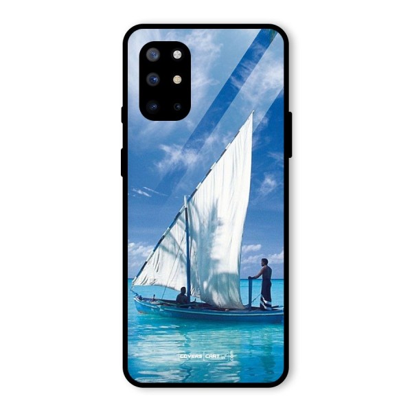 Travel Ship Glass Back Case for OnePlus 8T