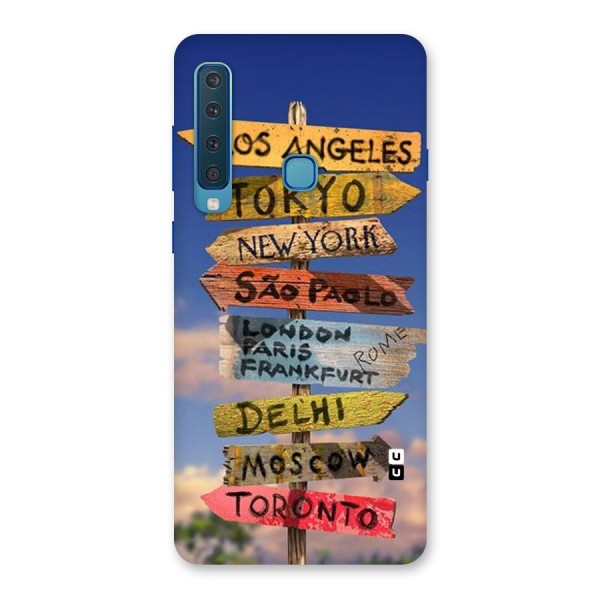 Travel Signs Back Case for Galaxy A9 (2018)