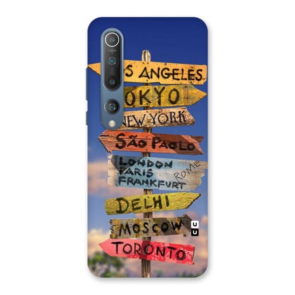 Travel Signs Back Case for Mi 10