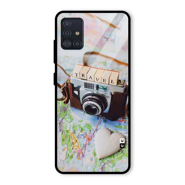 Travel Snapshot Glass Back Case for Galaxy A51