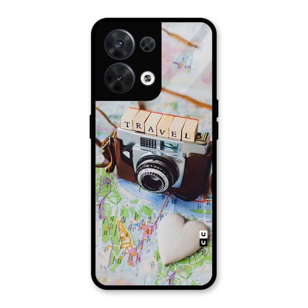 Travel Snapshot Glass Back Case for Oppo Reno8 5G