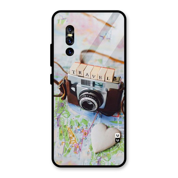 Travel Snapshot Glass Back Case for Vivo V15 Pro