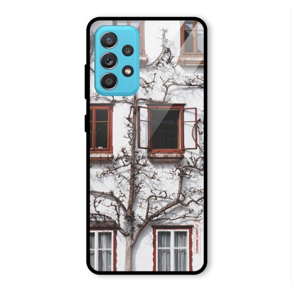 Tree House Glass Back Case for Galaxy A52s 5G